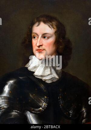 John Lambert (1619-1684), Porträt nach Robert Walker, Öl auf Leinwand, ca. 1650-55. Lambert war Politiker und parlamentarischer General im englischen Bürgerkrieg. Stockfoto