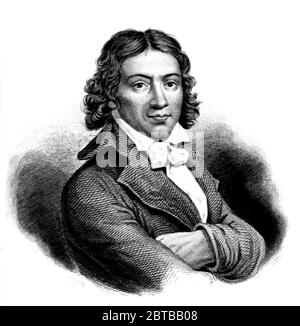 1794 Ca , FRANKREICH : die französische revolutionäre Journalistin und Politikerin CAMILLE DESMOULINS ( 1760 - 1794 ). Eingraviertes Porträt von unbekannten Künstler, gedruckt im XIX Jahrhundert . - ritratto - Portrait - GESCHICHTE - FOTOSTORICHE - RIVOLUZIONE FRANCESE - FRANZÖSISCHE REVOLUTION - Krawattenbogen - fiocco - cravatta - Gravur - incisione - illustrazione - Illustration - GIORNALISTA - JOURNALISMUS - GIORNALISMO - AVVOCATO - RECHTSANWALT --- ARCHIVIO GBB Stockfoto