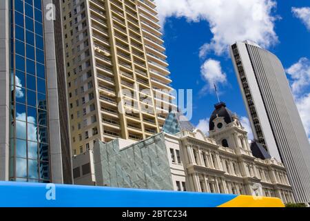 Galleria Einkaufszentrum in der Customs Street, Central Business District, Auckland, North Island, Neuseeland Stockfoto