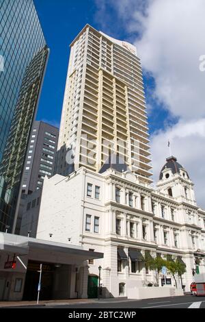 Galleria Einkaufszentrum in der Customs Street, Central Business District, Auckland, North Island, Neuseeland Stockfoto