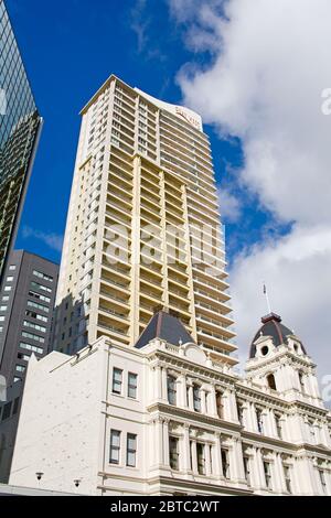 Galleria Einkaufszentrum in der Customs Street, Central Business District, Auckland, North Island, Neuseeland Stockfoto