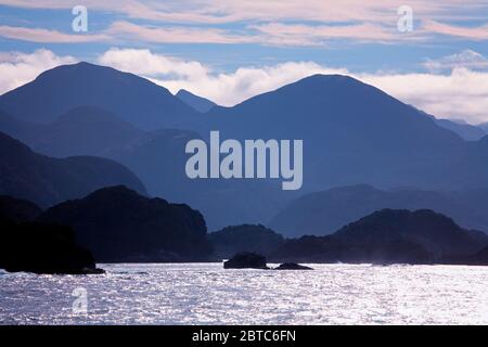 Dusky Sound im Fiordland National Park, South Island, Neuseeland Stockfoto