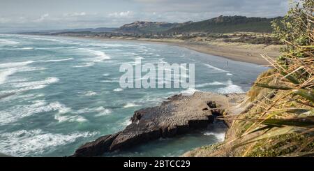 Muriwai Beach, Neuseeland, Februar 2020 Stockfoto