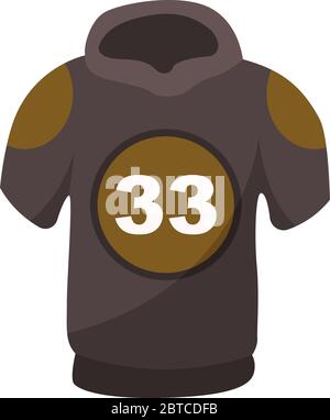 Mann Sweatshirt, Illustration, Vektor auf weißem Hintergrund Stock Vektor