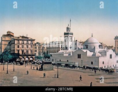 Regierung, Algier, Algerien. 1899 Stockfoto