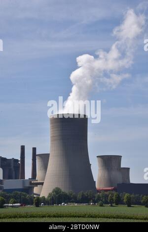 Bergheim, Deutschland. Mai 2020. Braunkohlekraftwerk der ...