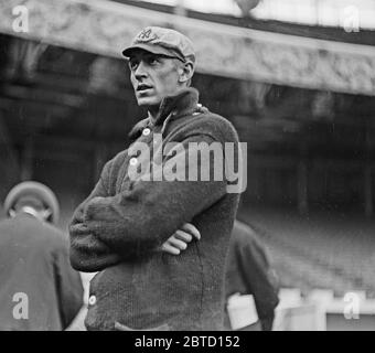 Ray Caldwell, New York AL, auf Polo Grounds, NY Ca. 1913 Stockfoto