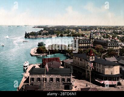 Alexandria Bay, tausend Inseln Ca. 1901 Stockfoto