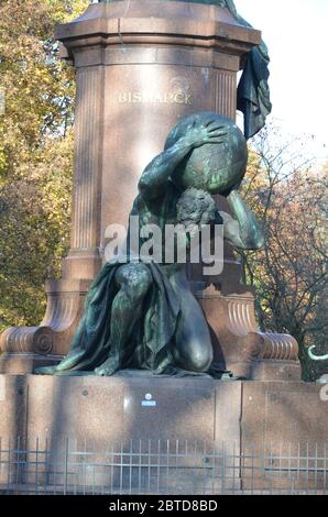 Berlin Bismarck Memorial, Deutschland Stockfoto