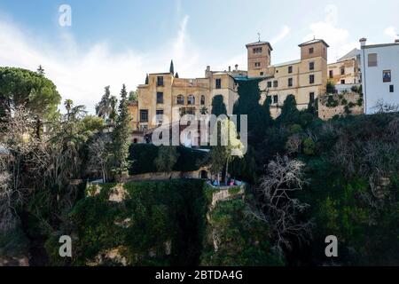 Ronda, Provinz Malaga, Andalusien, Spanien - das Bergdorf Ronda ist ein beliebtes Ausflugsziel für Touristen. Ronda, Provinz Malaga, Andalusien, Spa Stockfoto