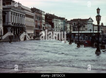 Überschwemmungen in Venedig, 1982 Stockfoto