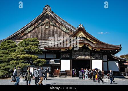 Ninomaru Palast, Nijo Schloss, Kyoto, Japan Stockfoto