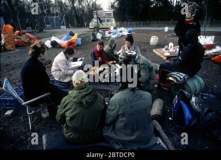 Greenham Common Peace Camp, 1982 Stockfoto