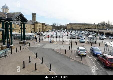 Morrisons Supermarkt in Sheffield, Hillsborough Barracks Stockfoto