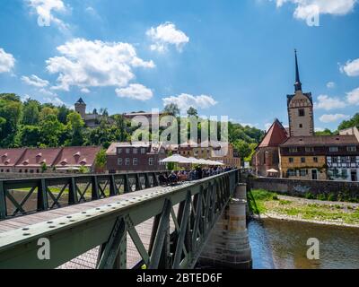 Skyline Untermhaus in Gera Thüringen Stockfoto