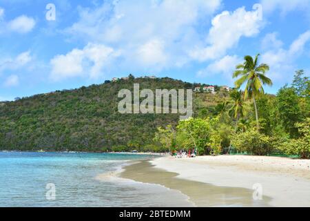 Magens Bay Strand in Saint Thomas, US Virgin Islands Stockfoto