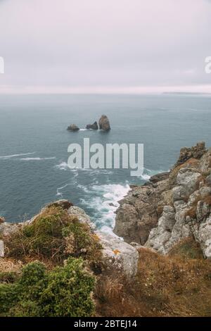 Cap Sizun in der bretagne frankreich Stockfoto