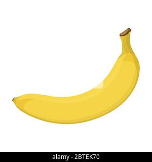 Eine reife Banane, Vektorgrafik Stock Vektor