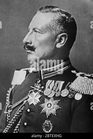 Kaiser Wilhelm II. Von Deutschland ca. 1910-1915 Stockfoto