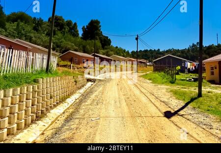 Knysna Township, Südafrika Stockfoto