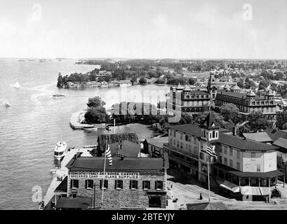 Alexandria Bay, tausend Inseln Ca. 1901 Stockfoto