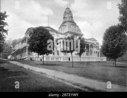 Athenaeum Hotel, Chautauqua, New York Ca. 1898 Stockfoto