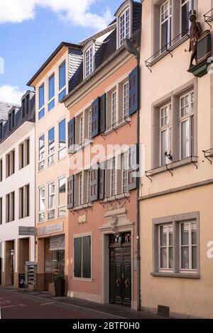 Das Beethoven-Haus in der Bonngasse, Geburtsort des Komponisten Ludwig van Beethoven, Bonn, Nordrhein-Westfalen, Deutschland. das Beethovenhau Stockfoto