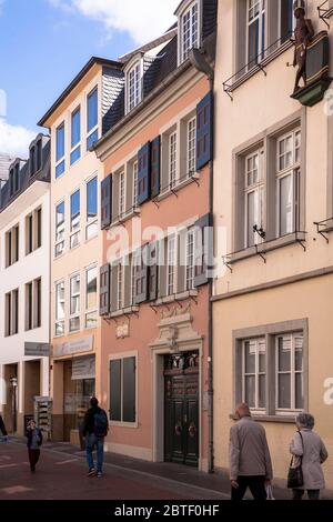 Das Beethoven-Haus in der Bonngasse, Geburtsort des Komponisten Ludwig van Beethoven, Bonn, Nordrhein-Westfalen, Deutschland. das Beethovenhau Stockfoto