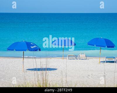 Englewood Beach auf Manasota Key am Golf von Mexiko in Englewood Florida in den Vereinigten Staaten Stockfoto