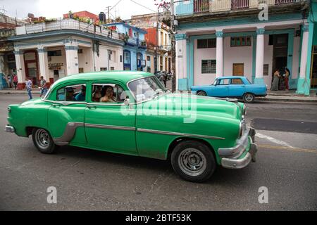 Straßen von Havanna, Kuba Stockfoto