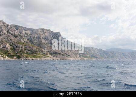 Schöner Nationalpark Calanques in der Nähe von Marseille in Frankreich Stockfoto