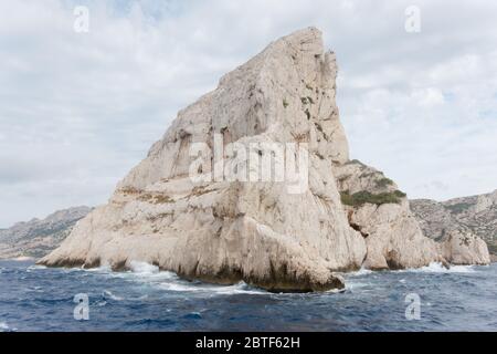 Schöner Nationalpark Calanques in der Nähe von Marseille in Frankreich Stockfoto