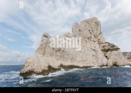 Schöner Nationalpark Calanques in der Nähe von Marseille in Frankreich Stockfoto