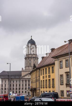 Hauptgebäude des Altes Stadthaus, einem ehemaligen Verwaltungsgebäude in Berlin, das derzeit von der Senat verwendet Stockfoto