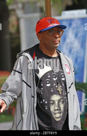 VENEDIG, ITALIEN - AUGUST 30: Der amerikanische Filmregisseur Spike Lee besucht am 30. August 2012 das 69. Filmfestival von Venedig in Venedig, Italien Stockfoto