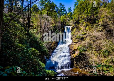 Scenic Dingmans Falls in Delaware Township Touristenziel Ort Stockfoto