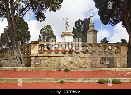 Denkmal für St. Paulus in Rabat. Malta Stockfoto