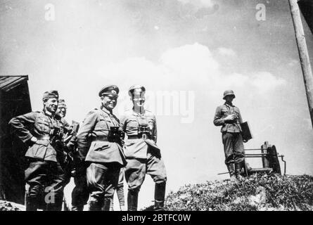 Heinz Guderian Operation Barbarossa - Deutsche Invasion Russlands, 1941 - 15. Division der Thüringer-Kurhessen Division Stockfoto