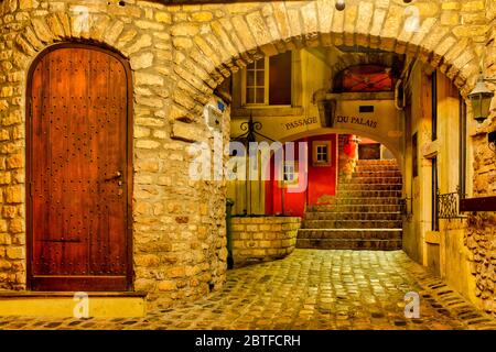 Passage du Palais in der Rue de l'Eau, der Stadt Luxemburg, Luxemburg Stockfoto