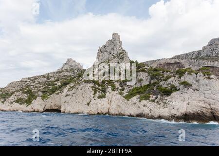 Schöner Nationalpark Calanques in der Nähe von Marseille in Frankreich Stockfoto