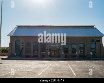 Kingman, 23. MAI 2020 - Außenansicht des Powerhouse Visitor Center Stockfoto