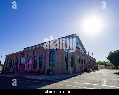 Kingman, 23. MAI 2020 - Außenansicht des Powerhouse Visitor Center Stockfoto