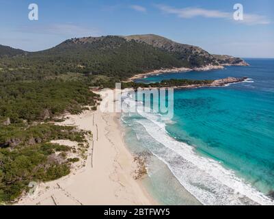 Cala Agulla, Naturgebiet von besonderem Interesse, Gemeinde Capdepera, Mallorca, Balearen, Spanien. Stockfoto