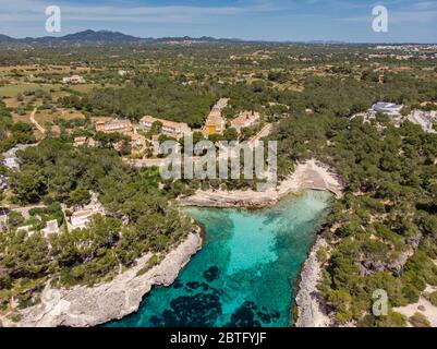 SA Barca Trencada, Santanyí Gemeindegebiet, Mallorca, Balearen, Spanien. Stockfoto