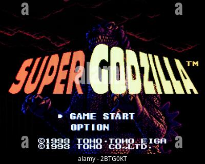 godzilla snes