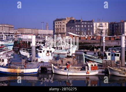 Fischerhafen, Le Havre, Frankreich Stockfoto