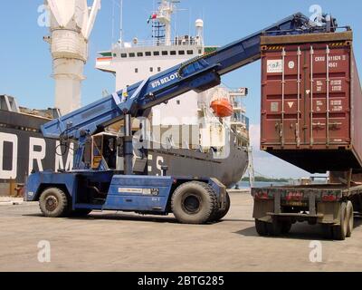 Federal Ocean Terminal, Onne, Nigeria Stockfoto