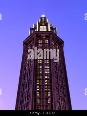 St. Josephs, Le Havre, Normandie, Frankreich, Arc. A. PERRET Stockfoto