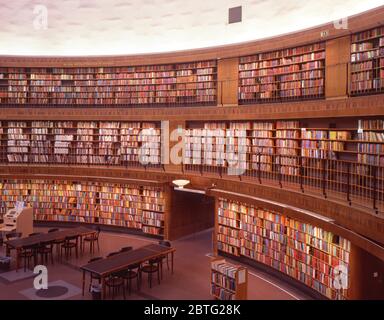 Stadt-Bibliothek, Stockholm, Schweden, Arc. G. ASPLUND Stockfoto