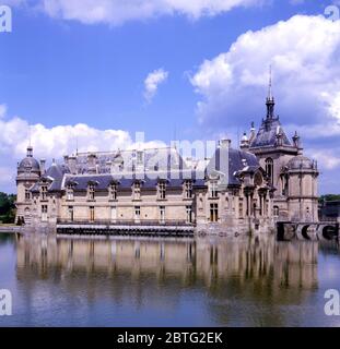 Schloss Chantilly, Oise, Frankreich Stockfoto